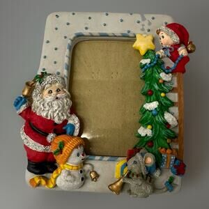 Vintage Christmas Picture Frame 3.5” Grand Sales